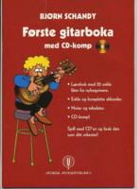 Hovedbilde Første gitarboka - Bjørn Schandy