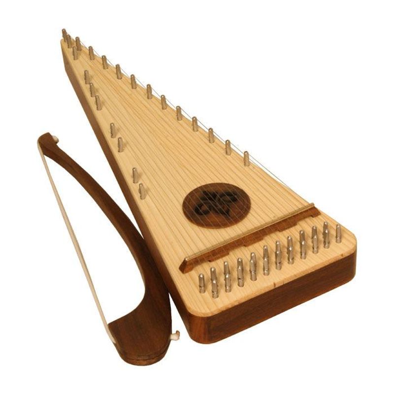 Psaltery inkl. bue, Sopran, Høyre-hendt, PSSRR (Demopris)