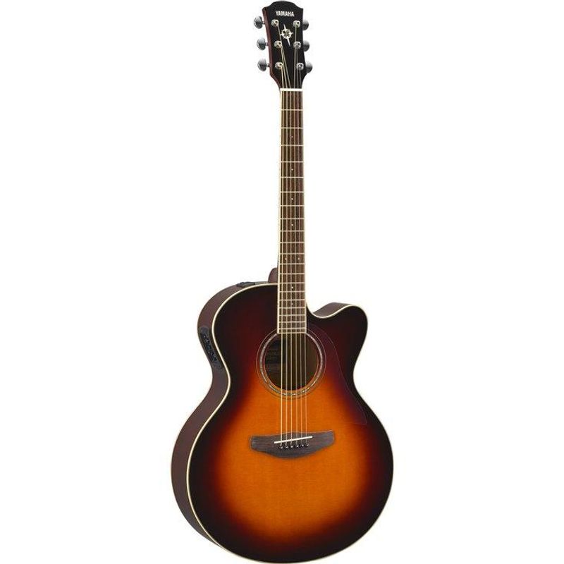 Yamaha CPX600 elektro-akustisk gitar, old violin sunburst