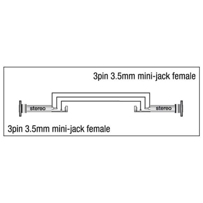 Audio Adapter - DAP XGA02 - Mini Jack stereo/F > Mini Jack stere