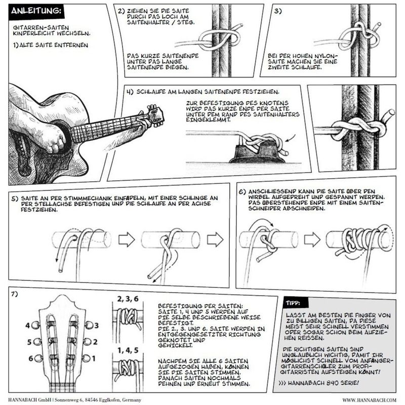 Hannabach 890 Strengesett klassisk gitar 7/8 (62-64 cm)