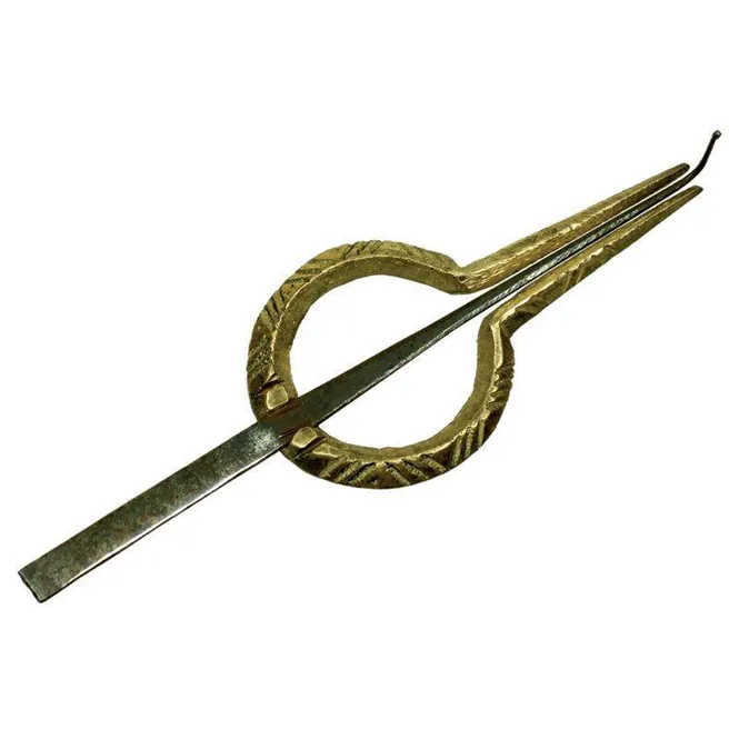 Hovedbilde Dekorert Chang munnharpe fra Pakistan, MMP-5