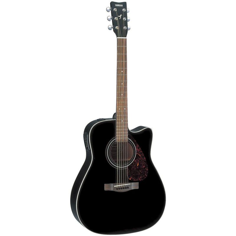 Yamaha FX370C elektro-akustisk gitar, sort