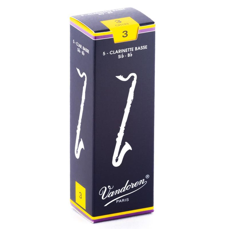 Vandoren V5 Traditional fliser til bassklarinett 3 (CR123)