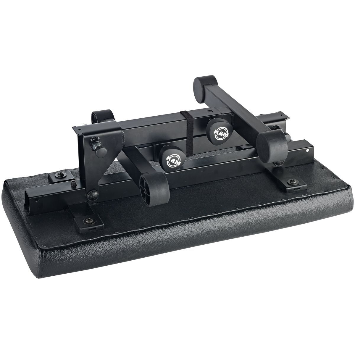 K&M 14087 Pianokrakk med imitert skinn, svart