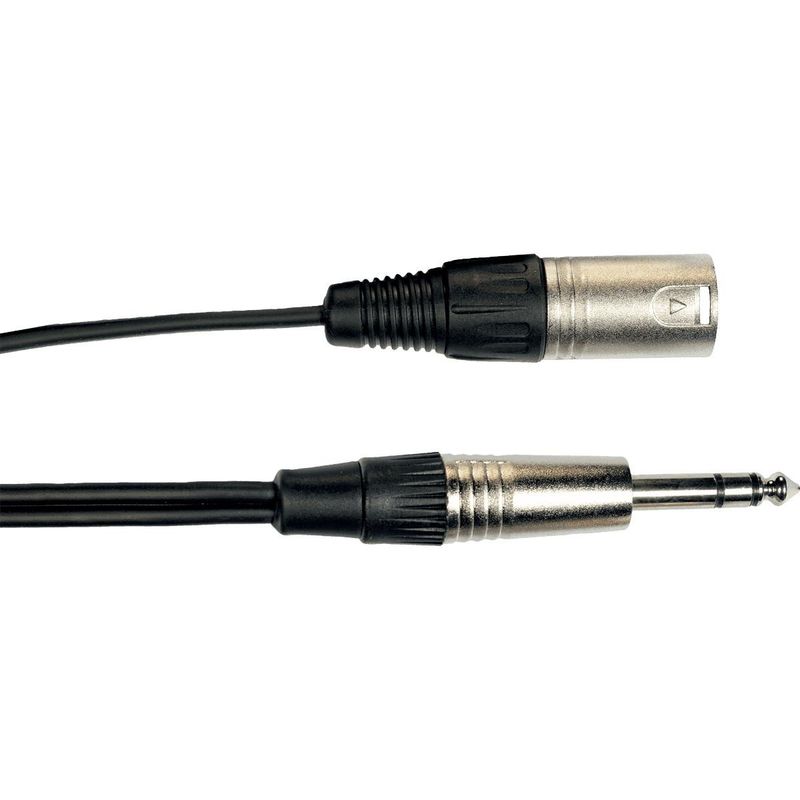 Yellow Cable K14-1 - Jack stereo hann til XLR hann kabel, 1m