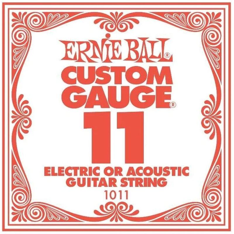 Ernie Ball 1011 Enkeltstreng 11 for elgitar og akustisk gitar