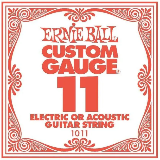 Hovedbilde Ernie Ball 1011 Enkeltstreng 11 for elgitar og akustisk gitar