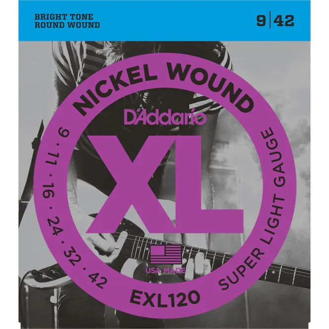 Hovedbilde D'Addario EXL120 Elgitarstrenger, 009-042