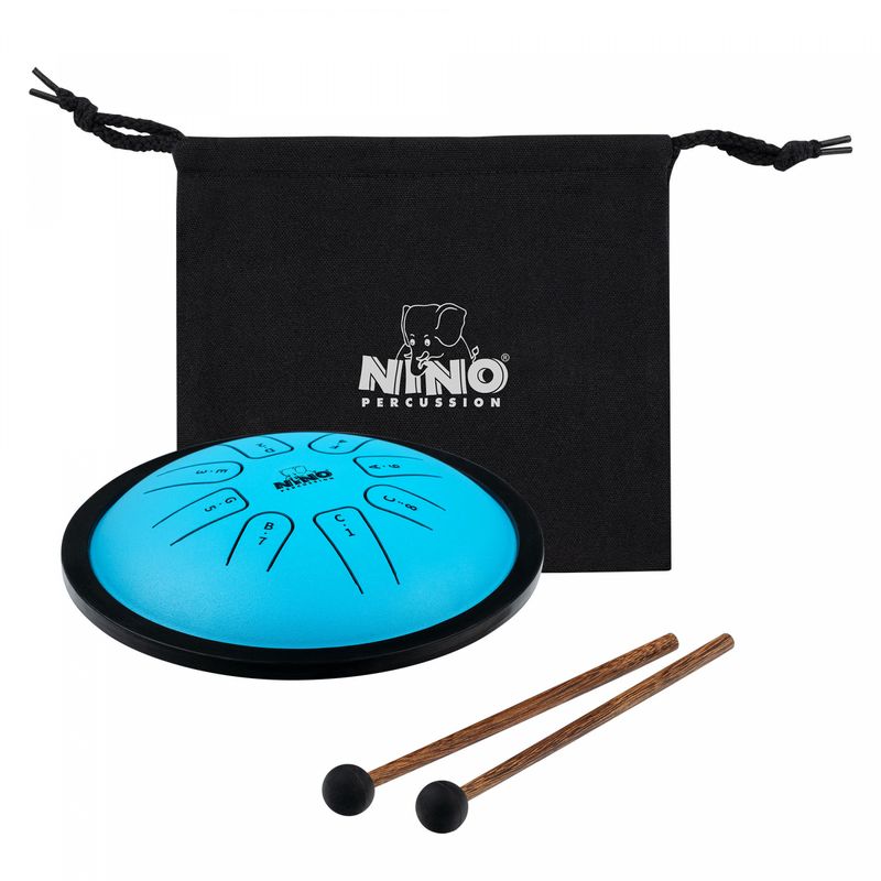 Meinl NINO981 Steel Tongue Drum, Blå