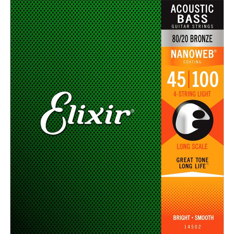 Elixir 14502 Nanoweb Acoustic Basstrenger