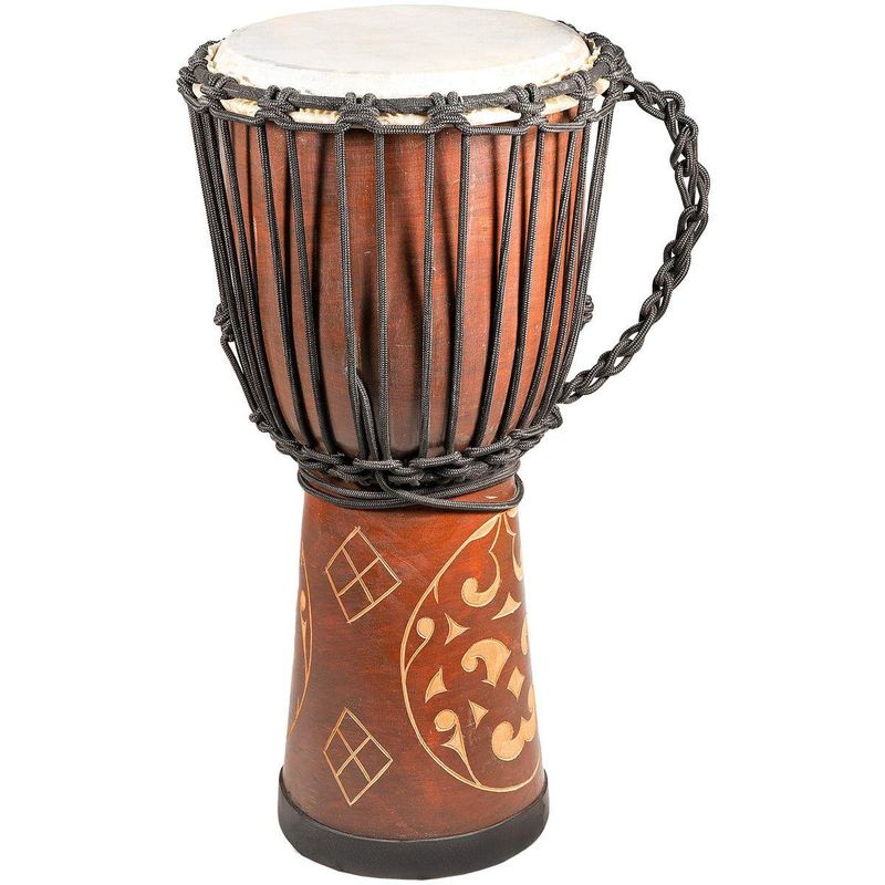 Djembe av mahogni 50 cm, Maori
