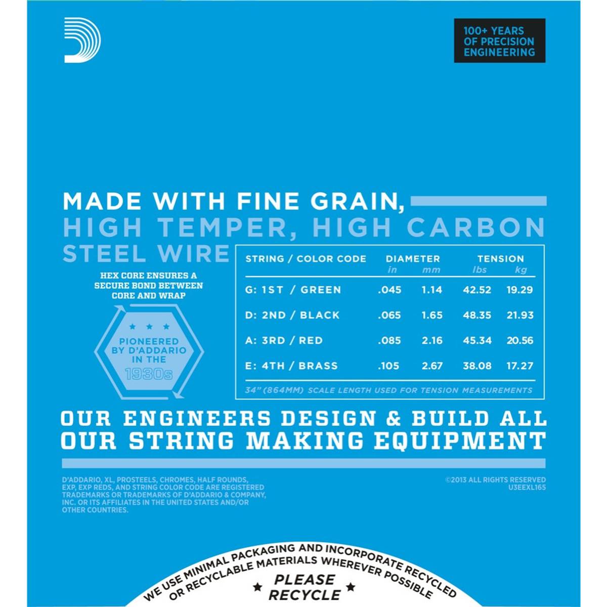 D'Addario EXL165 Basstrenger