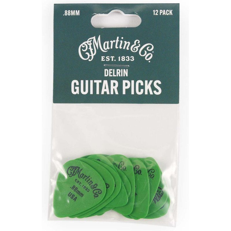 Martin Guitar Pick Delrin .88mm, 12-pk