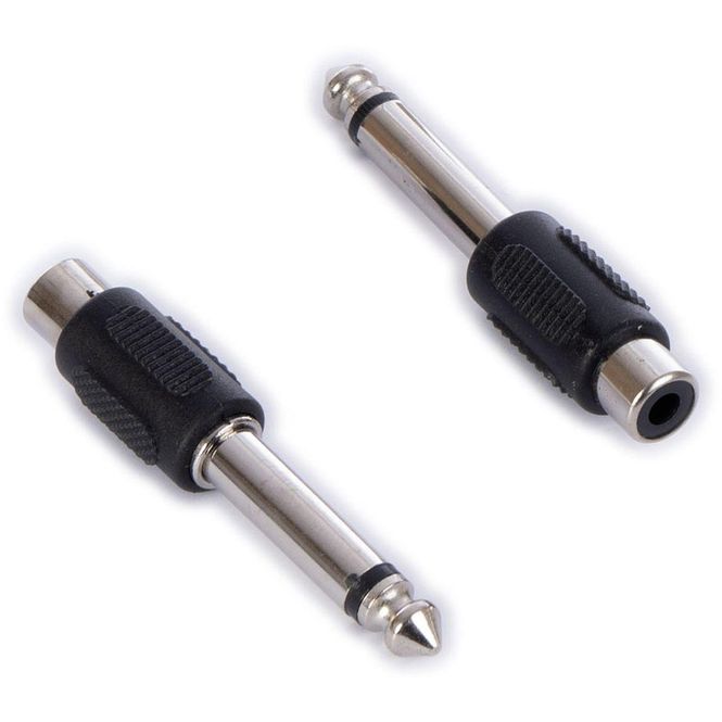 Hovedbilde Safecon X502 RCA/Phono hunn til Jack hann adapter, 2 stk