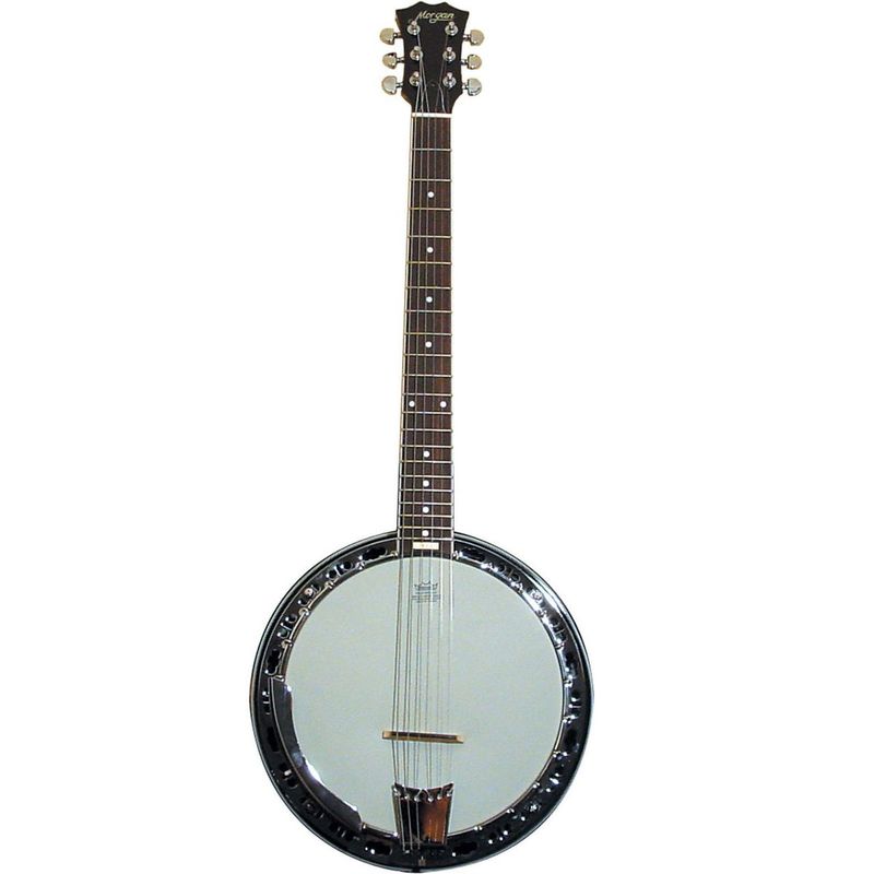 Morgan BJ-36 Banjogitar / 6-strengs banjo, inkl. kasse