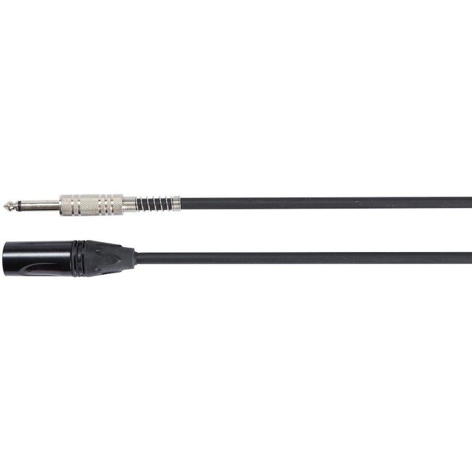 Hovedbilde AMP PM-5/10 XLR hann til jack mono hann-kabel, 3m