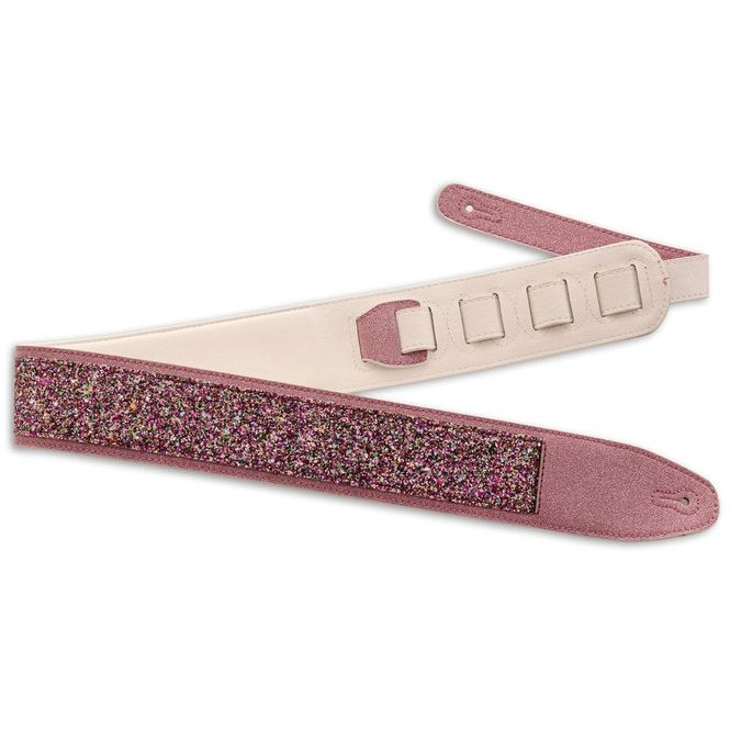 Hovedbilde Morgan Gitarreim med glitter, rosa