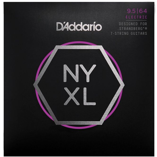 Hovedbilde D'addario NYXL09564SB Elgitarstrenger 7-strengs 095-64