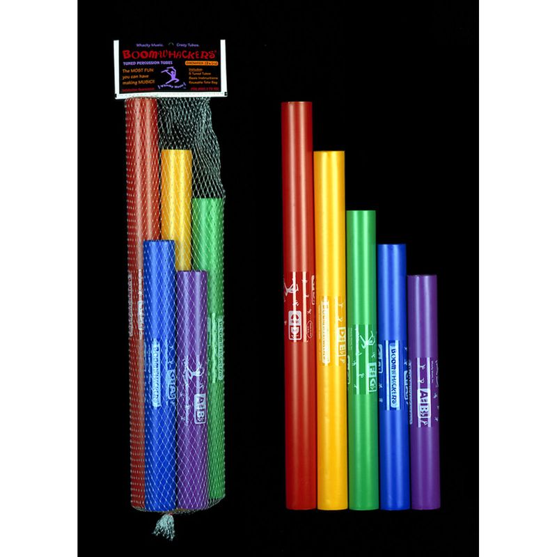 Boomwhackers BW-CG - Kromatisk utvidelsessett, 5 toner