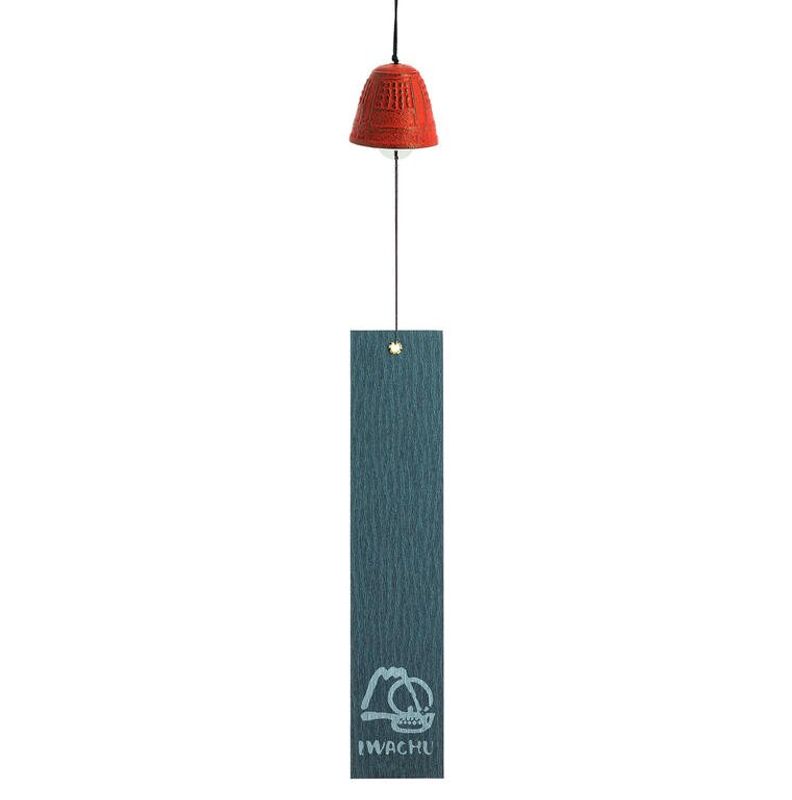Iwachu Furin Tsurigane Wind Chime 4,5 cm, Rød