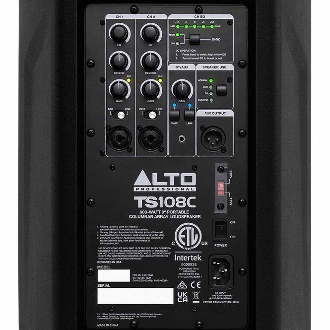 Hovedbilde Alto TrueSonic TS108C Portabelt PA-system