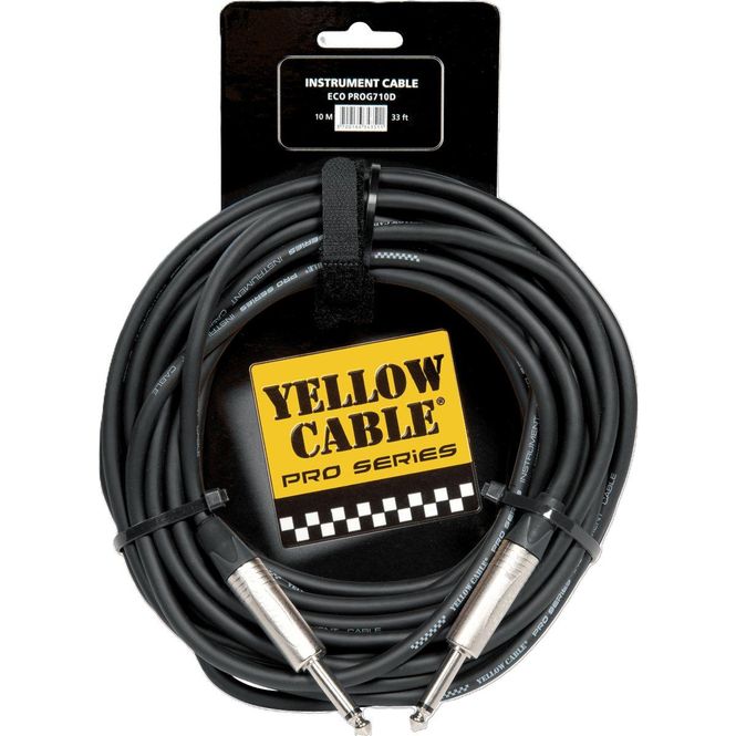 Hovedbilde Yellow Cable PROG710D Gitarkabel Neutrik 10m