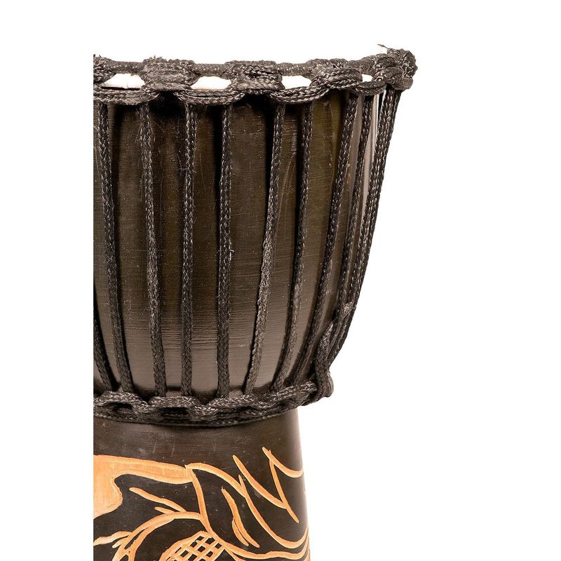 Djembe av mahogni 40 cm, Drage