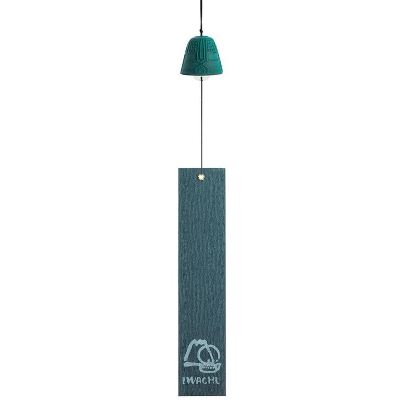 Iwachu Furin Tsurigane Wind Chime 4,5 cm, Turkis