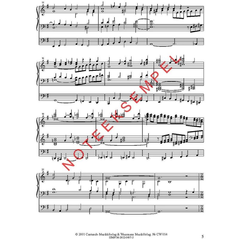 Festmusikk for orgel, hefte 10