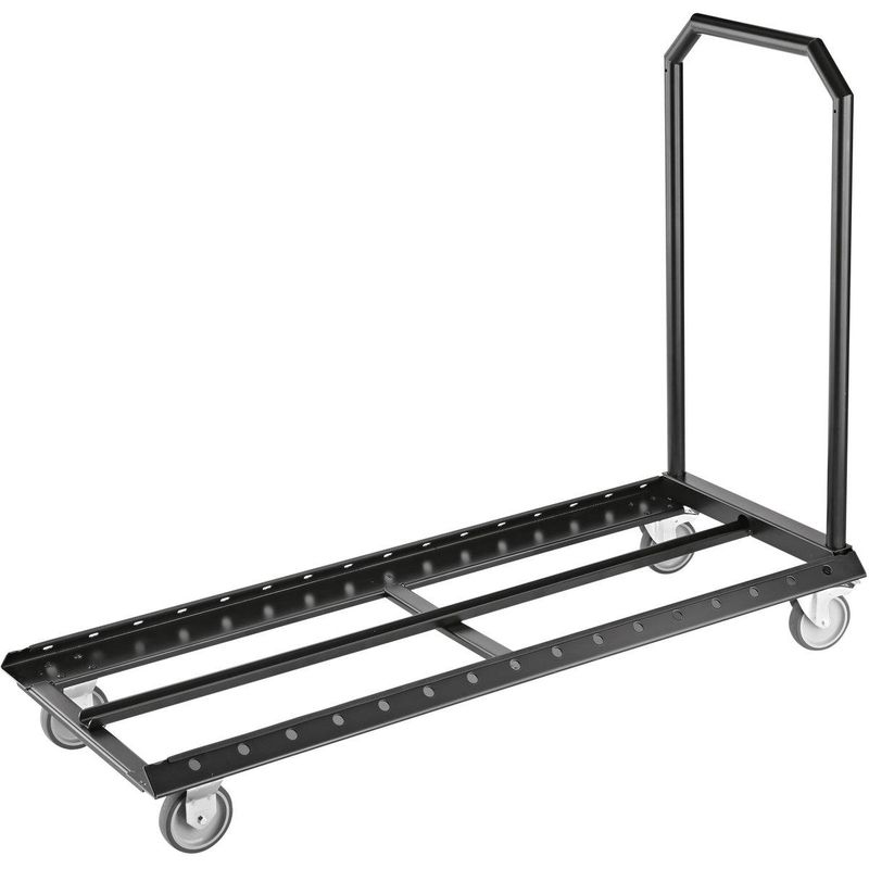K&M 11934 Transportvogn for notestativ, Svart