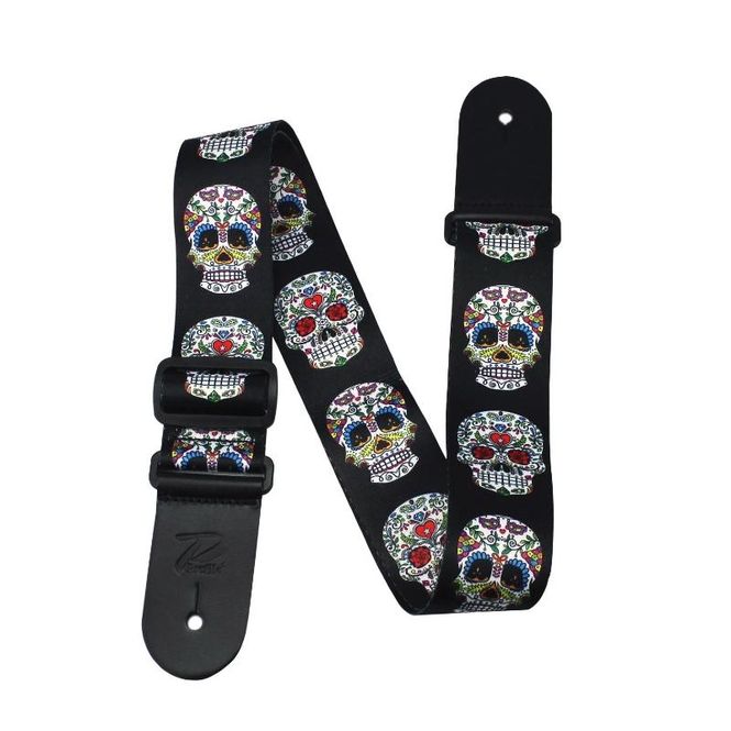 Hovedbilde Profile TMS022 Poly Strap Mexican Skull Gitarreim