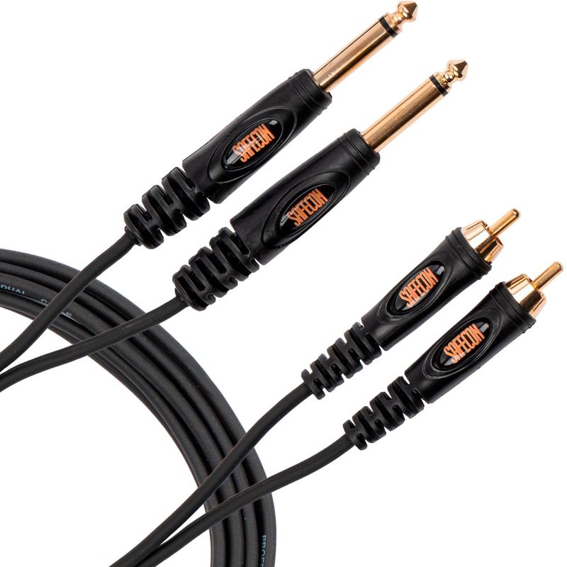 Safecon AC65 5m 2 Jack/2 Phono-kabel