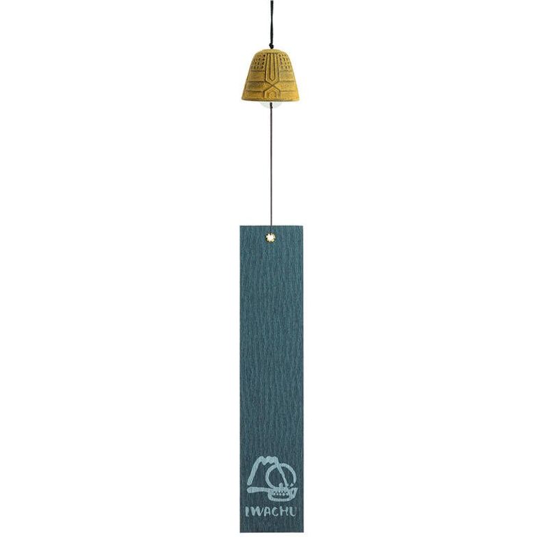 Iwachu Furin Tsurigane Wind Chime 4,5 cm, Gul