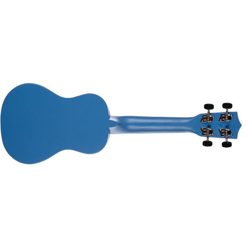 Morgan Sopran Ukulele UK S 100 Rainbow, blå med regnbue, m/bag