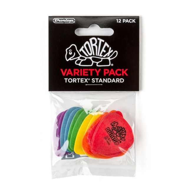 Hovedbilde Dunlop Tortex Standard PVP418 Plekter 12-pakning Variety Pack