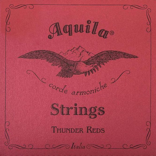 Hovedbilde Aquila Thunder Reds Strengesett for 4-strengs bass-ukulele