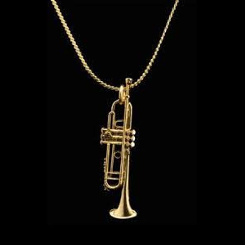 Harmony Jewelry FPN545G smykker, halskjede, trompet