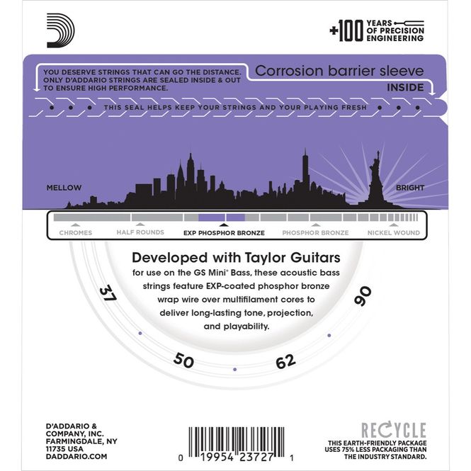 Hovedbilde D'Addario EXPPBB190GS strengesett for akustisk bass
