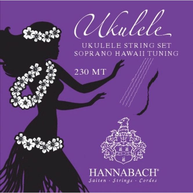 Hovedbilde Hannabach 230 MT Ukulelestrenger Sopran, Hawaiian stemming