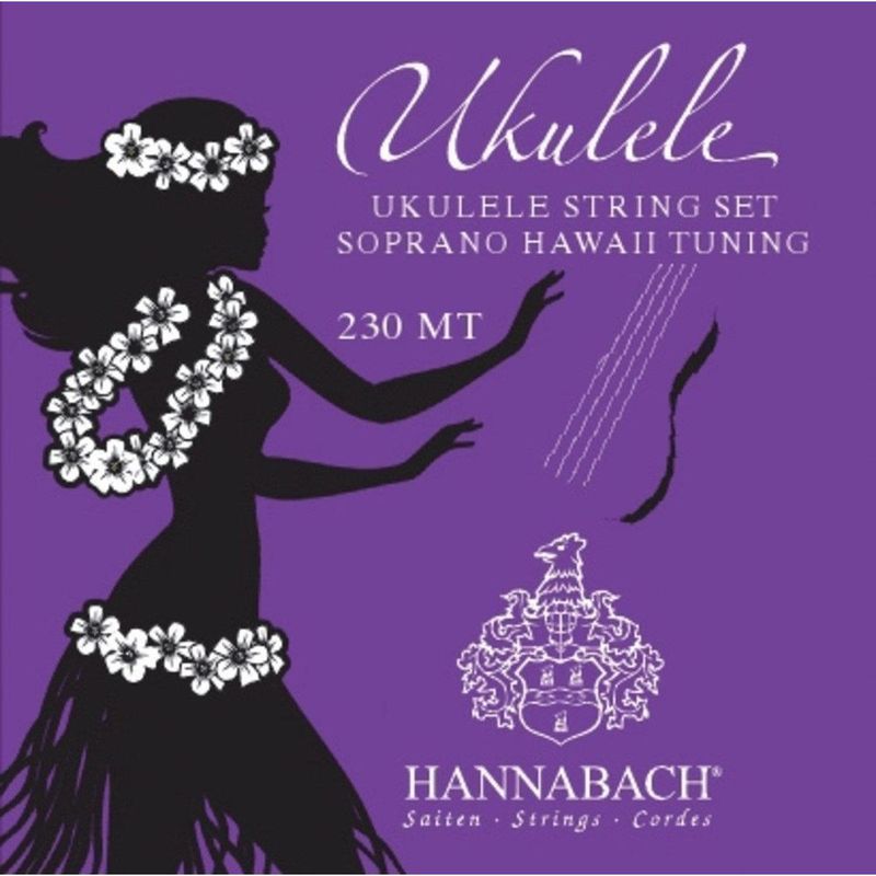 Hannabach 230 MT Ukulelestrenger Sopran, Hawaiian stemming