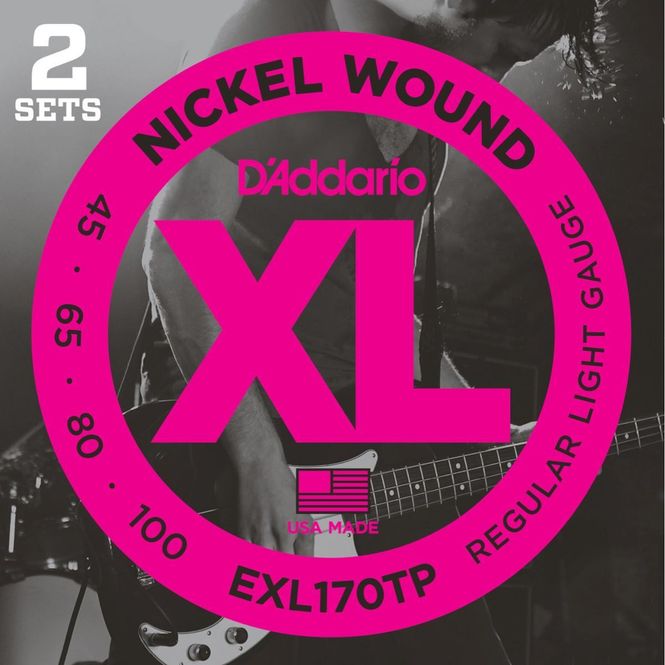 Hovedbilde D'Addario EXL170TP Basstrenger, 2 sett