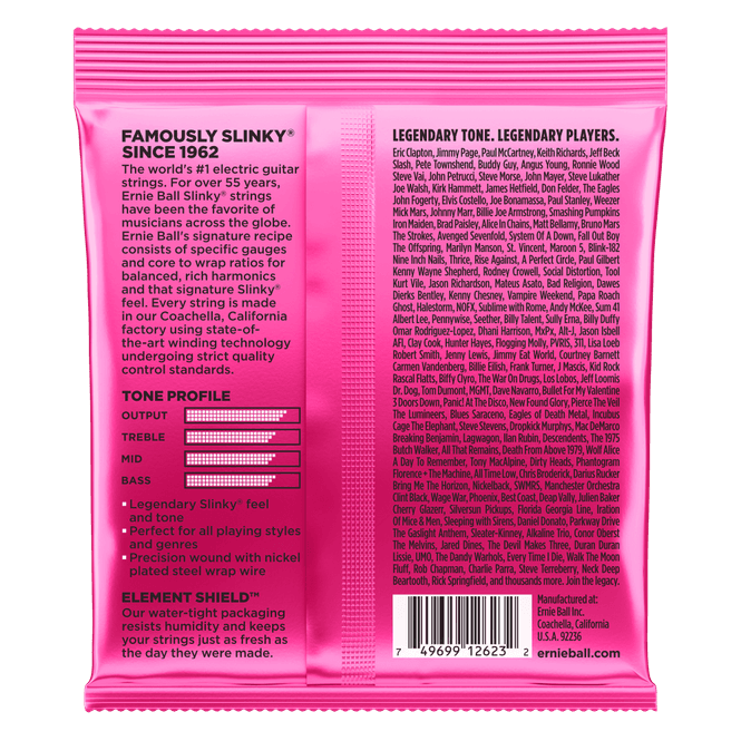 Hovedbilde Ernie Ball 2623 Super Slinky 7-strengs 09-52 Elgitarstrenger
