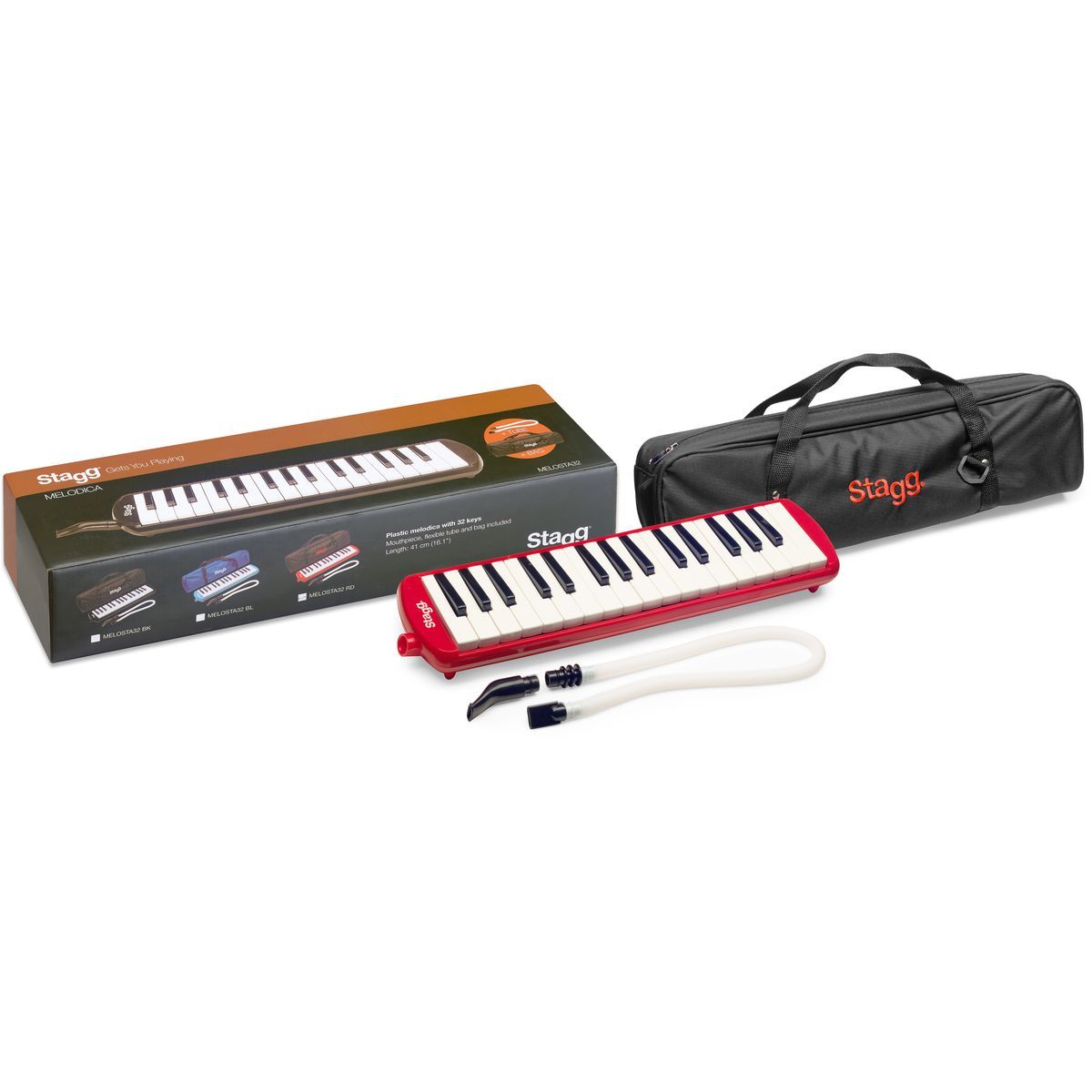 Stagg Melosta 32RD melodica rød