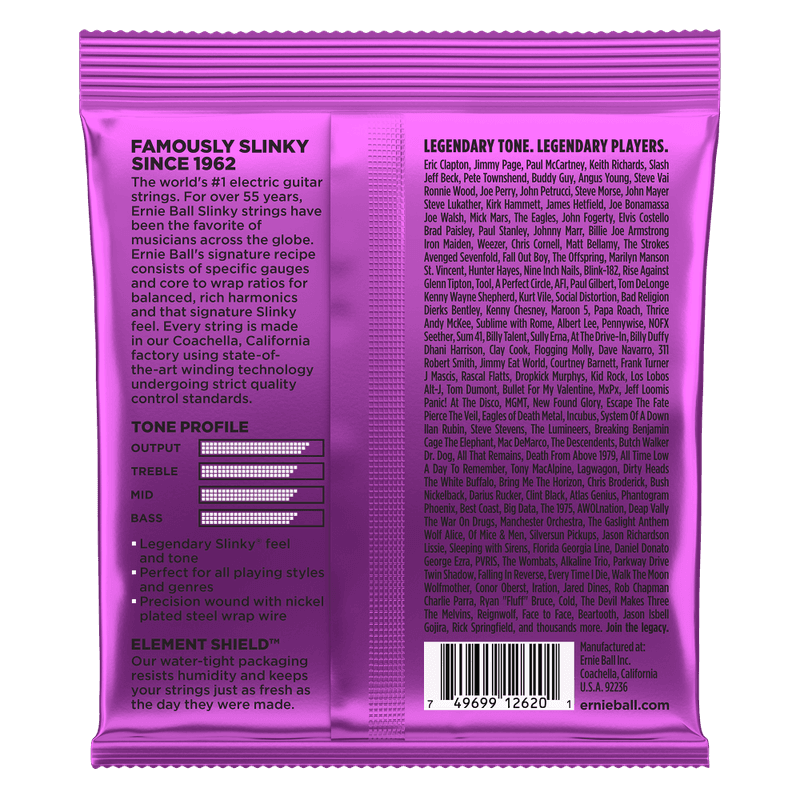 Ernie Ball 2620 Power Slinky 7-strengs 11-58 Elgitarstrenger