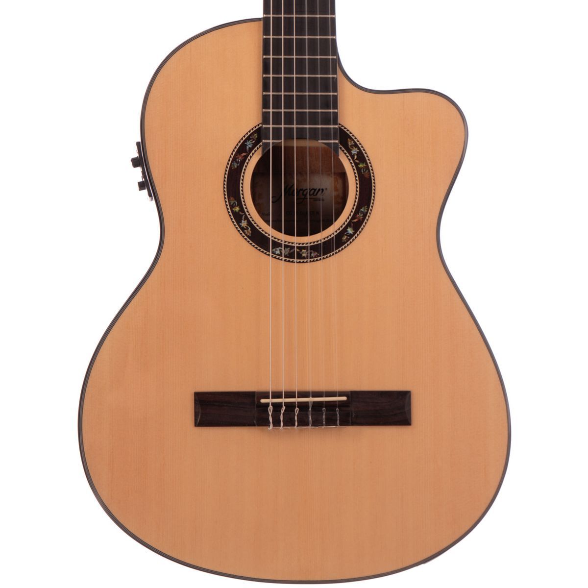 Morgan CG 10 CE N Klassisk gitar med mic, Natur