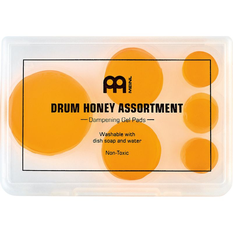Meinl MDHA Drum Honey Assortment, 12 stk. Gel dempeputer for trommer og perk