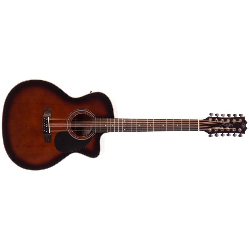 Morgan 12 W 120 SCE GA DVB, 12-strengs gitar Grand Auditorium, Dark Violin Burst