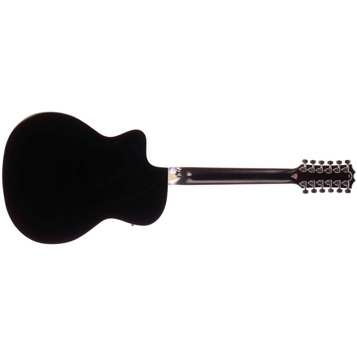 Morgan 12 W 120 SCE GA BK, 12-strengs gitar Grand Auditorium, Svart