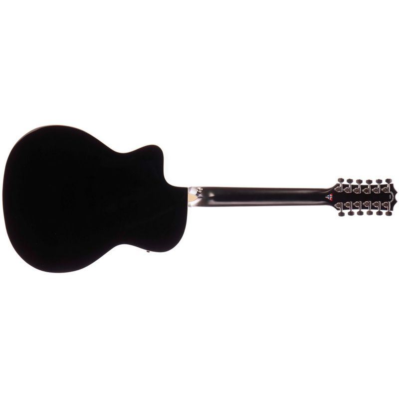 Morgan 12 W 120 SCE GA BK, 12-strengs gitar Grand Auditorium, Svart